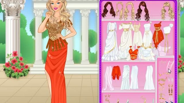 Roman Muse Dressup (Одевалка: Римская муза) - прохождение игры смотреть онлайн