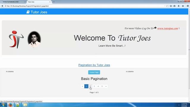 How To Use Pagination Using Bootstrap 3 In Tamil смотреть онлайн