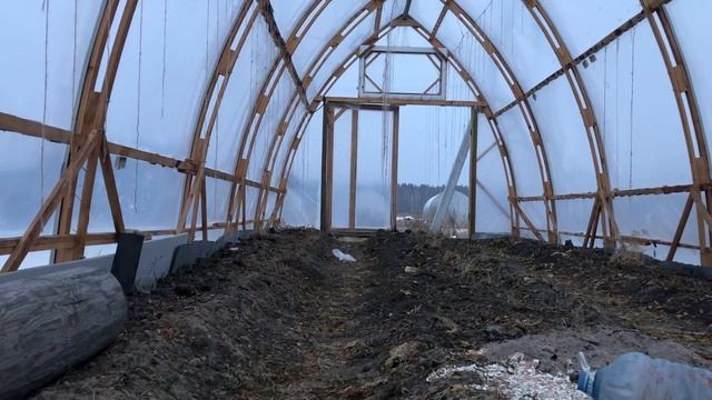 Теплица- гараж