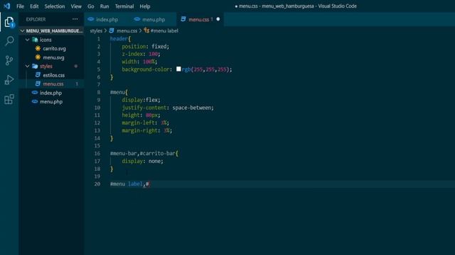 Hamburger web menu RESPONSIVE смотреть онлайн
