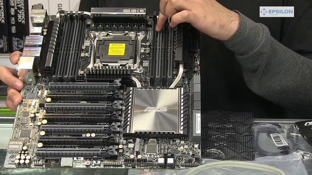 Asus X99 E WS Workstation Motherboard Unboxing and Review смотреть онлайн