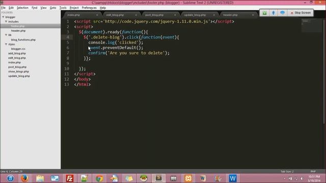 Delete a Blog using PDO смотреть онлайн