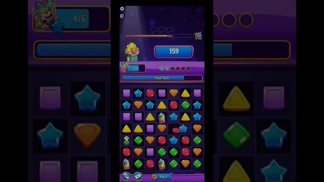 Color Crush + Booster Cost Less 1550 In 6 Match Masters Solo Challenge Today Score Really