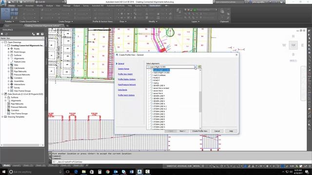 Civil 3D 2018 "Whats New" Creating Connected Alignments смотреть онлайн