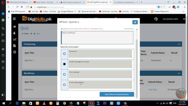 Digiskills Wordpress | Quiz No. 1 Solution | Batch 3 | WPS101 Quiz No. 1 Solution | Study Planet смотреть онлайн