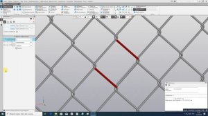 Прикладная библиотека для Компас-3D «Сетка-рабица»