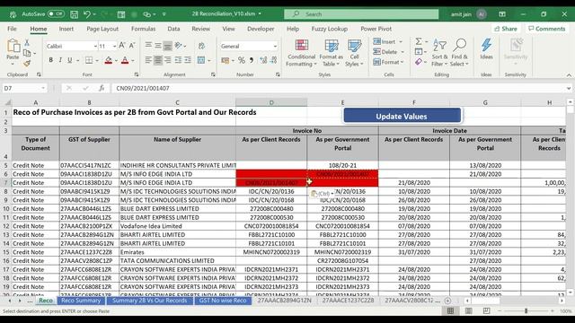 GSTR 2B Reconciliation in less than 60 Seconds in Excel смотреть онлайн