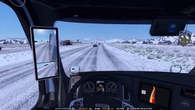 ATS: Random Drive Episode 2 (SNOW SNOW SNOW!!!) смотреть онлайн
