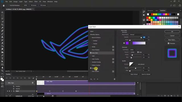 Photoshop Tutorials - Create And Animate RGB Lighting And Glowing Neon Effects смотреть онлайн