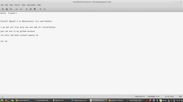 How to Installing OpenCV 4.0 on Ubuntu/Linux: A Step-by-Step Guide for Computer Vision Enthusiasts смотреть онлайн