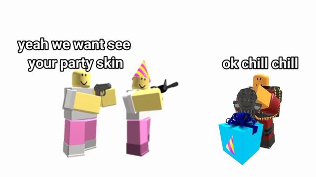 Party Skin [In Nutshell] - Tower Defense Simulator [Roblox] Memes смотреть онлайн