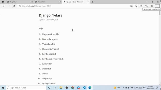 1.0 Dars haqida смотреть онлайн