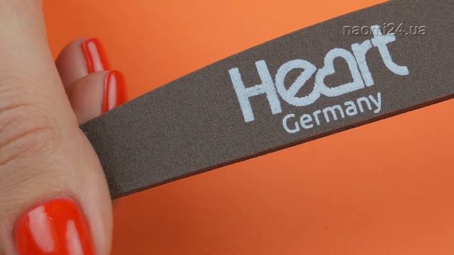 Пилка для ногтей Heart 180х240 Half Titan Brown, полукруг смотреть онлайн