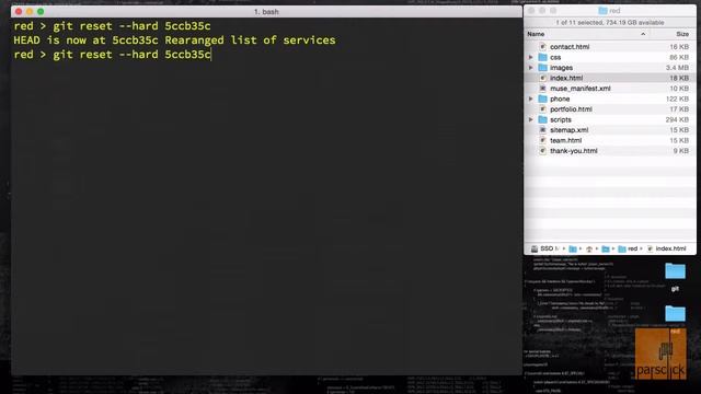 ۳۶- دستور hard reset در گیت смотреть онлайн
