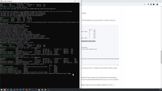 07 microk8s kubernetes dashboard 02 смотреть онлайн