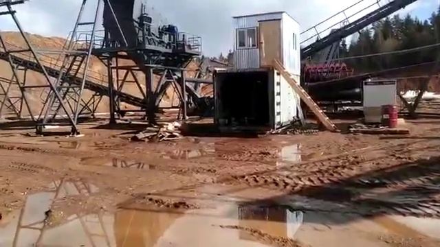 Запуск технологической линии по промывке и сортировке песка смотреть онлайн