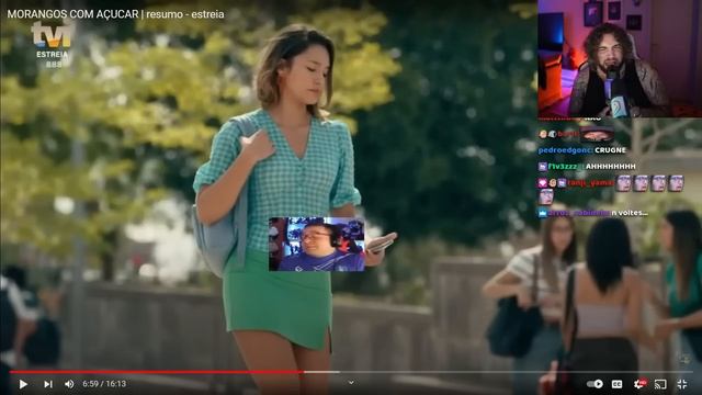 wuant reage a RESUMO DOS MORANGOS COM AÇÚCAR | Rúben Branco смотреть онлайн