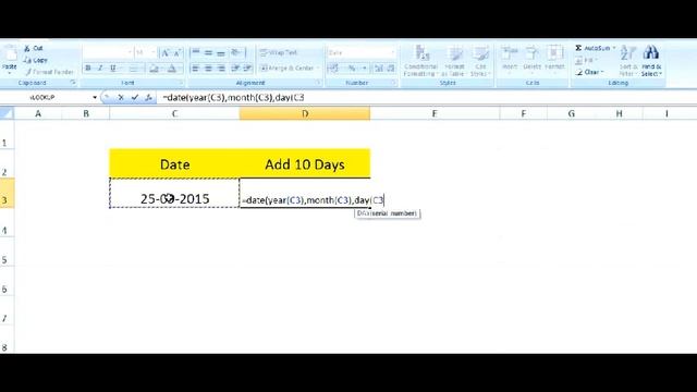 How to add days in a date - MS Excel смотреть онлайн