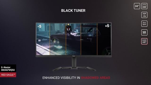 Immerse yourself in the game with the 34'' curved G-Master GB3467WQSU Red Eagle смотреть онлайн