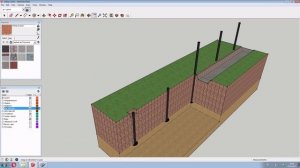 Забор на винтовых сваях