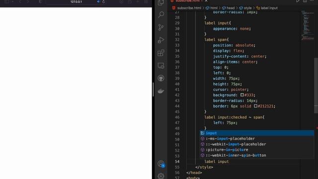 Light Bulb On and Off Toggle Switch using Html CSS Only | No Javascript смотреть онлайн