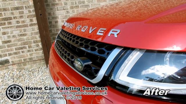 RANGE ROVER EVOQUE (Gold Valet) Before & After. смотреть онлайн