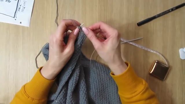 ПЛАТЬЕ-ТУНИКА СПИЦАМИ ПОДРОБНО. теплое платье спицами. тренды в вязании. kniting смотреть онлайн