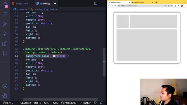 Tạo Skeleton Loading bằng CSS смотреть онлайн