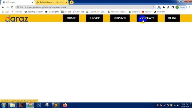 Using CSS Crate A Navbar And Important Footer | With Professional Web Developer ITmirajulkhan. смотреть онлайн