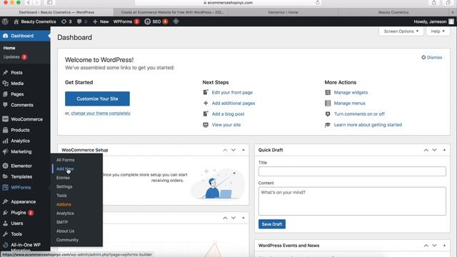 How to Make an Ecommerce Website for Free - Wordpress 2021 смотреть онлайн