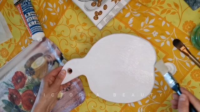 ДЕКУПАЖ Салфетками по Дереву. DECOUPAGE Napkins on Wood. смотреть онлайн