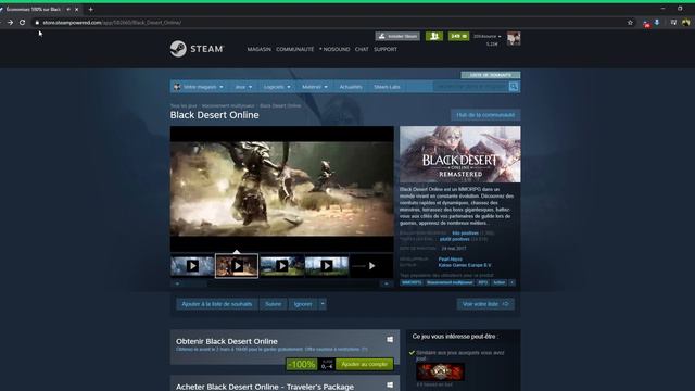 TOTALE FREE Black Desert Online on Steam Real Price 9.99 euro 2020 02 27 16 52 44 смотреть онлайн