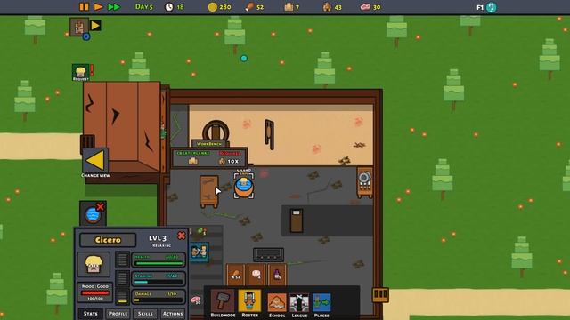 Gladiator School - Bath-time Before Bloodshed - Let's Play Gladiator School Gameplay смотреть онлайн