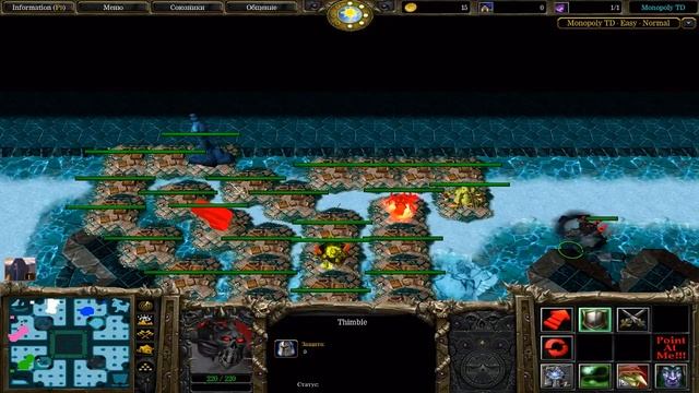 Варкрафт 3, карта Монополия ТД (Warcraft 3 Monopoly TD). Попытки смотреть онлайн