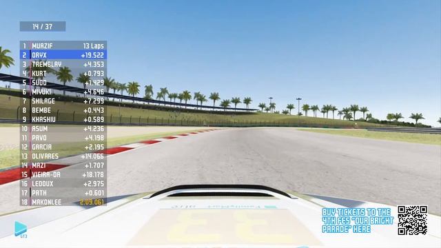 LIVE | Round 9: Sepang | 2022-23 Hololive GT3 International Series смотреть онлайн