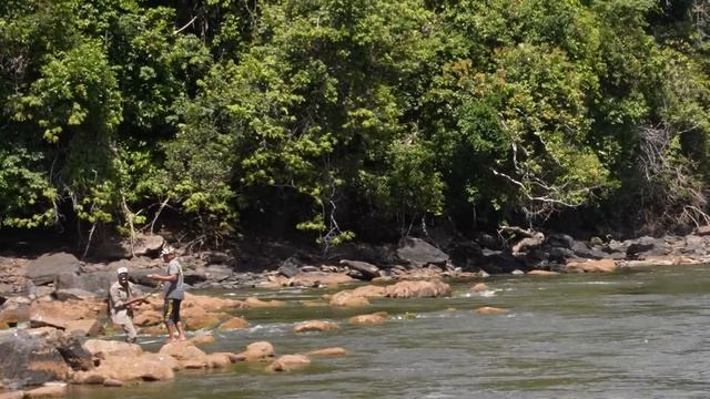 WORLDS MOST REMOTE BOW-FISHING TRIP! {Catch Clean Cook} Hunting Wild Pacu with a Bow смотреть онлайн