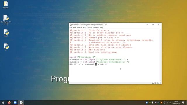 INCUYO PROG.PYTHON 11/5 PARTE 1 смотреть онлайн