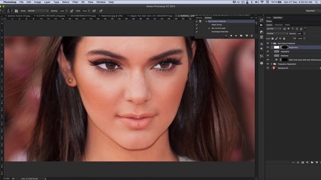 Skin Retouch photoshop Actions смотреть онлайн