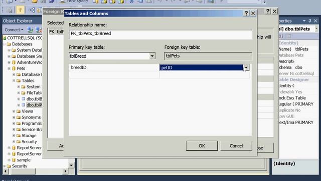 SQL Server 2012 create relationships between tables смотреть онлайн