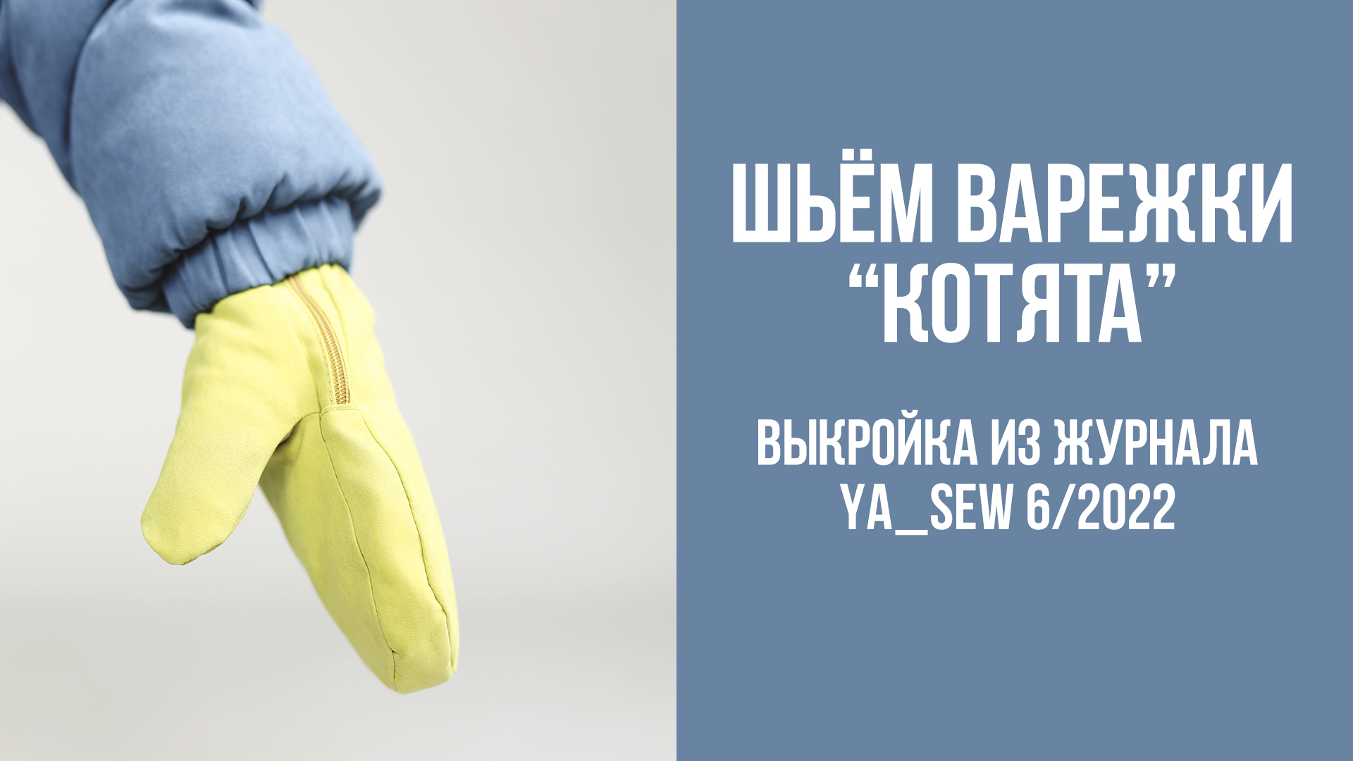 Варежки "КОТЯТА". Журнал Ya_Sew 6/2022