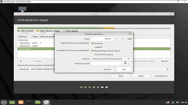 How to download and install linux mint 20.2 in Oracle VM Virtual box ? steps-by-steps. смотреть онлайн