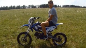 Обучающее видео : Как ездить на заднем колесе на питбайке !