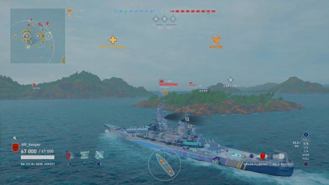 Azur Lane New Jersey - World of Warships Legends смотреть онлайн