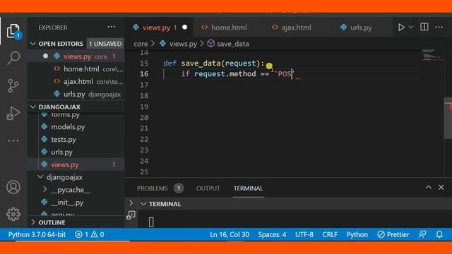 Django Ajax CRUD App смотреть онлайн