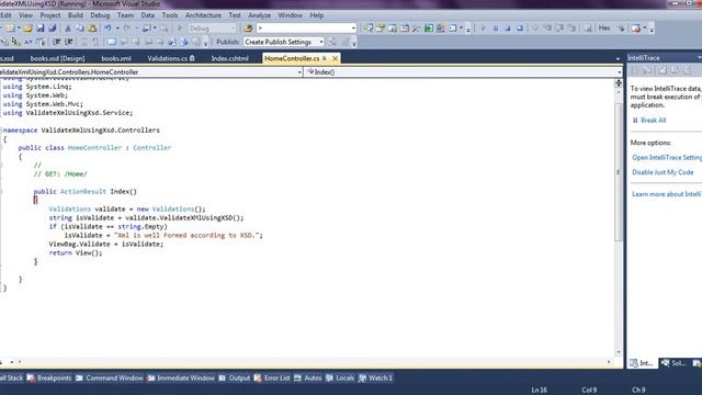 Validate XML File using XSD in Asp.net MVC3 C# смотреть онлайн