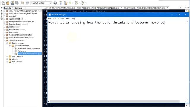 External Iterators vs Internals iterator with lambdas java 8 смотреть онлайн