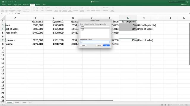 AAT Level 3 Osborne Books Excel Chapter 8 Exercise 4 Stage 1 смотреть онлайн