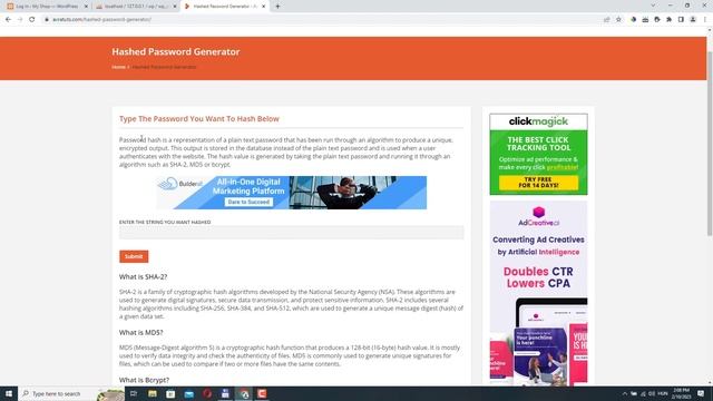Reset WordPress Admin Password in phpMyAdmin смотреть онлайн