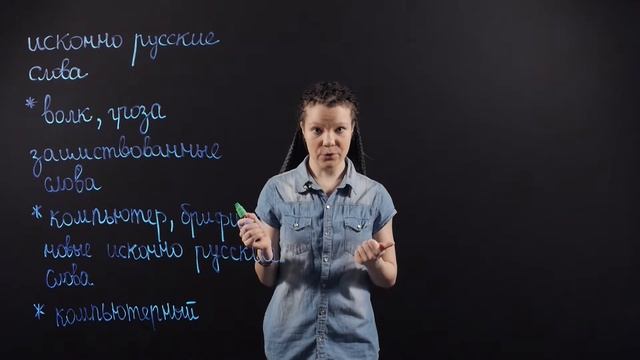 Русский язык 6 класс: Правописание заимствованных и исконно русских слов смотреть онлайн