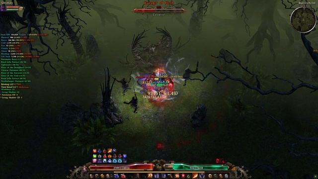 Grim Dawn 1.1.9.8 (public test) - Pierce DW Dervish - Ravager of Flesh (with pharma) смотреть онлайн